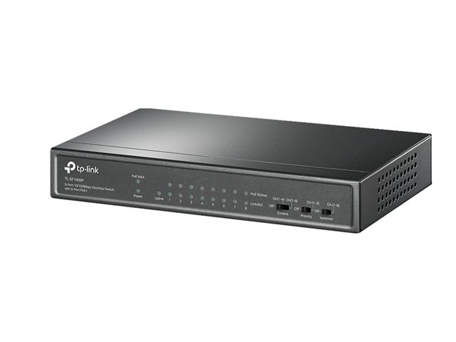 TP-Link TL-SF1009P - Conmutador - sin gestionar