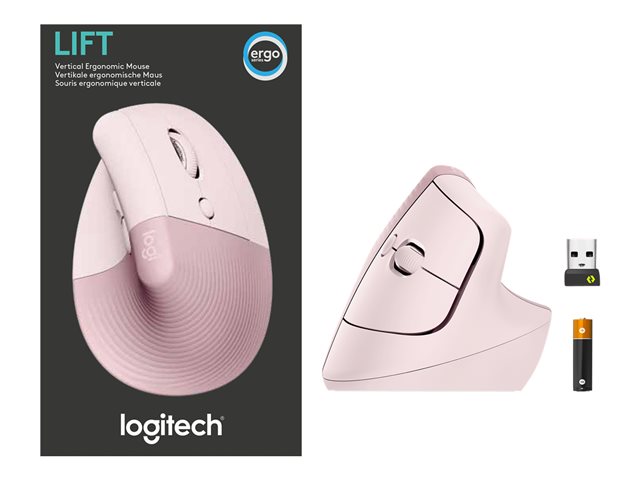 Logitech Lift Vertical Ergonomic Mouse - Ratón vertical - ergonómico - Imagen 3